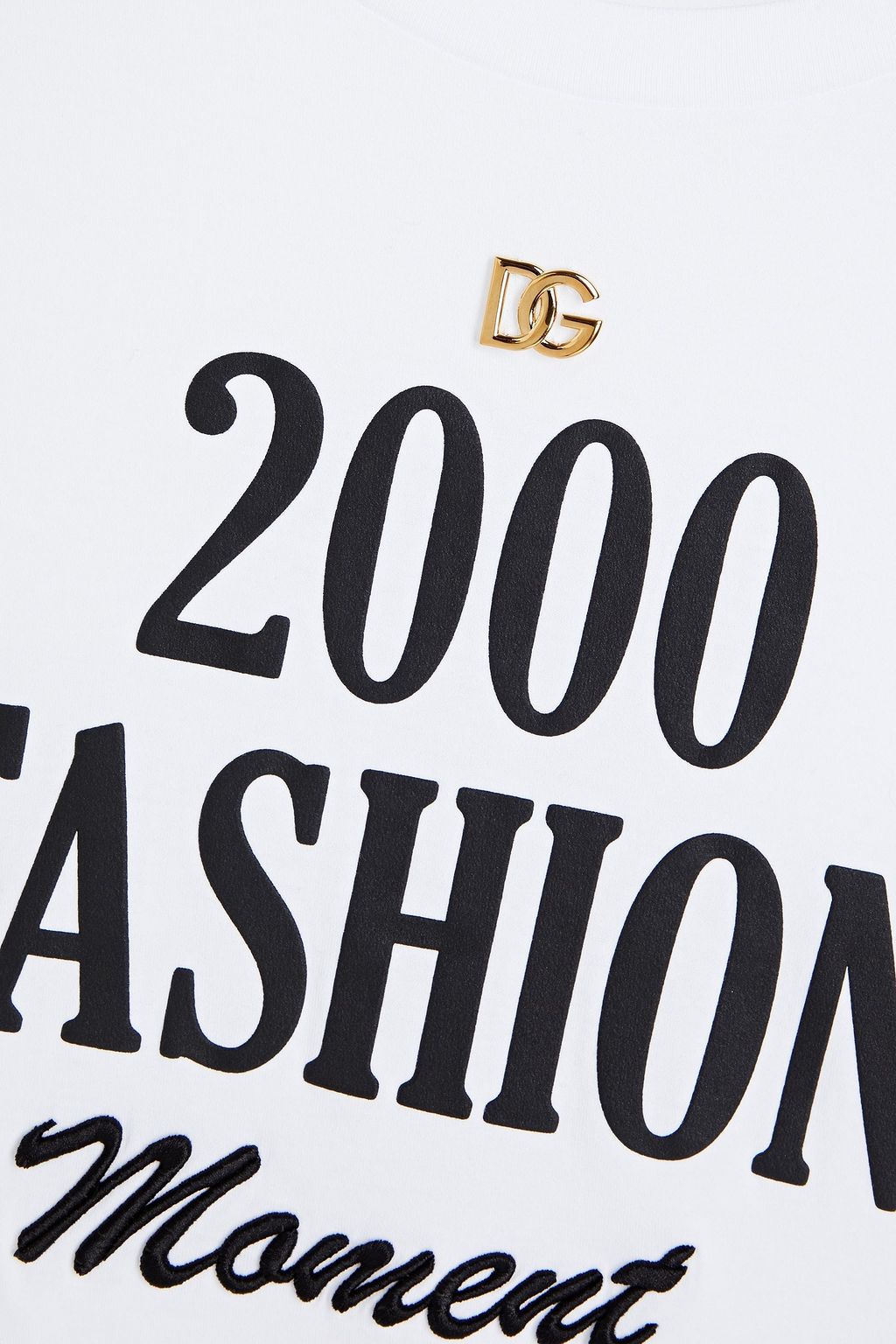DOLCE & GABBANA コットンジャージー Tシャツ プリント入り