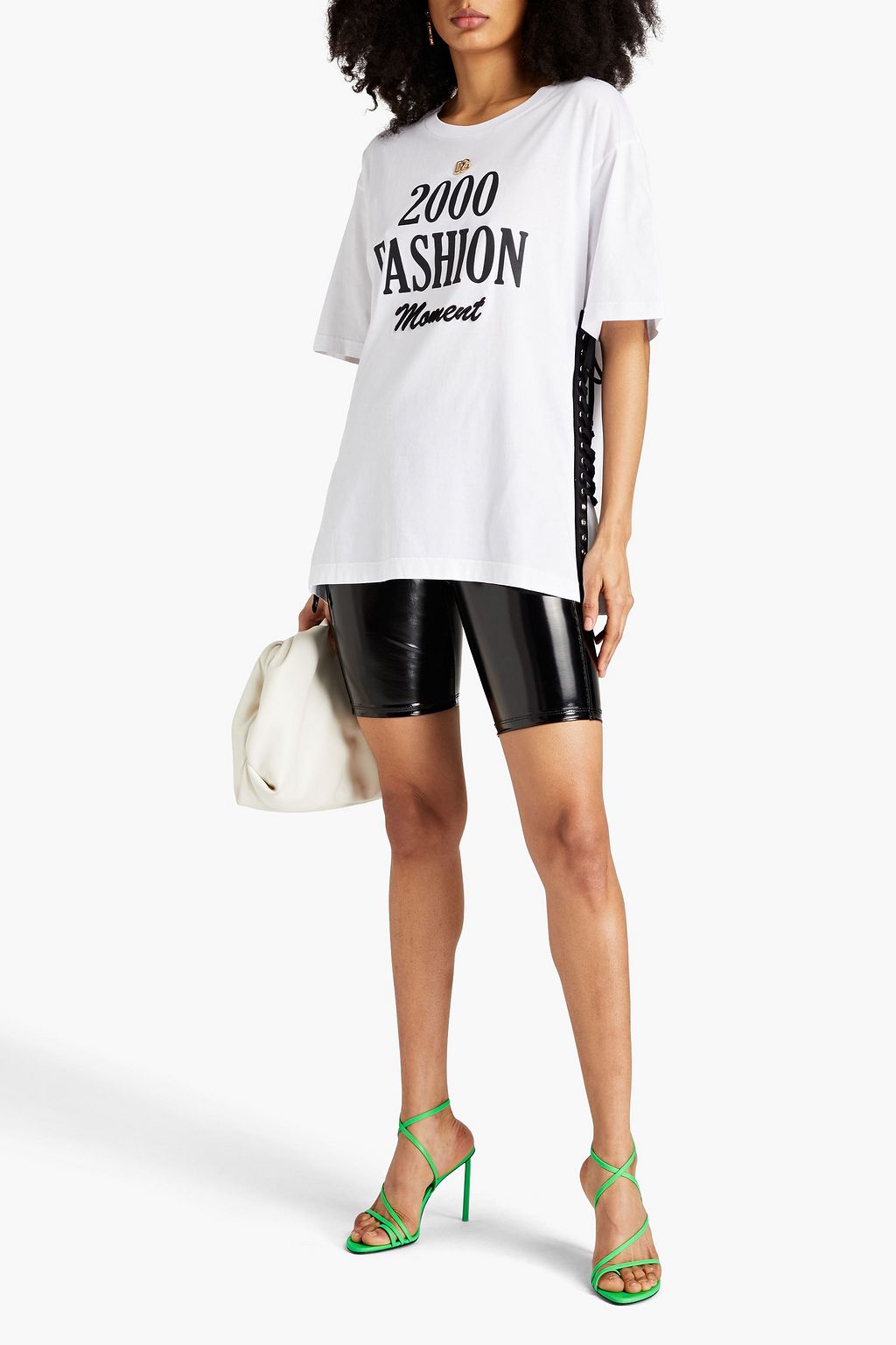 DOLCE & GABBANA コットンジャージー Tシャツ プリント入り