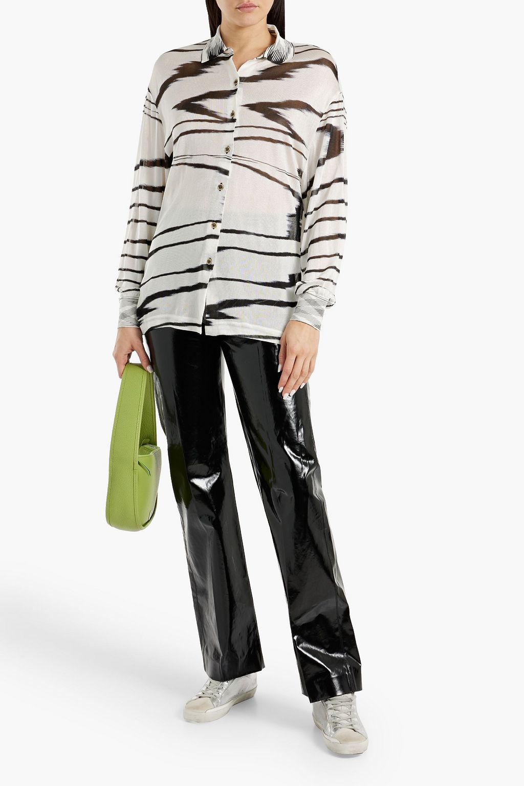 MISSONI Crochet-knit shirt