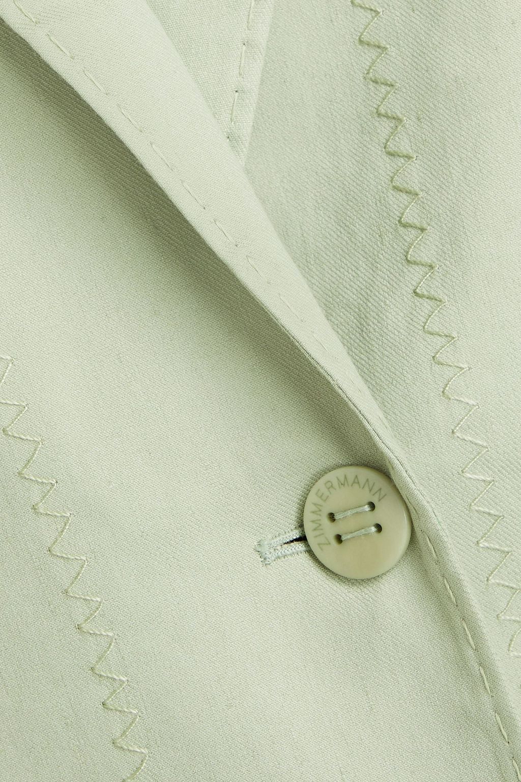 ZIMMERMANN Linen-blend twill blazer