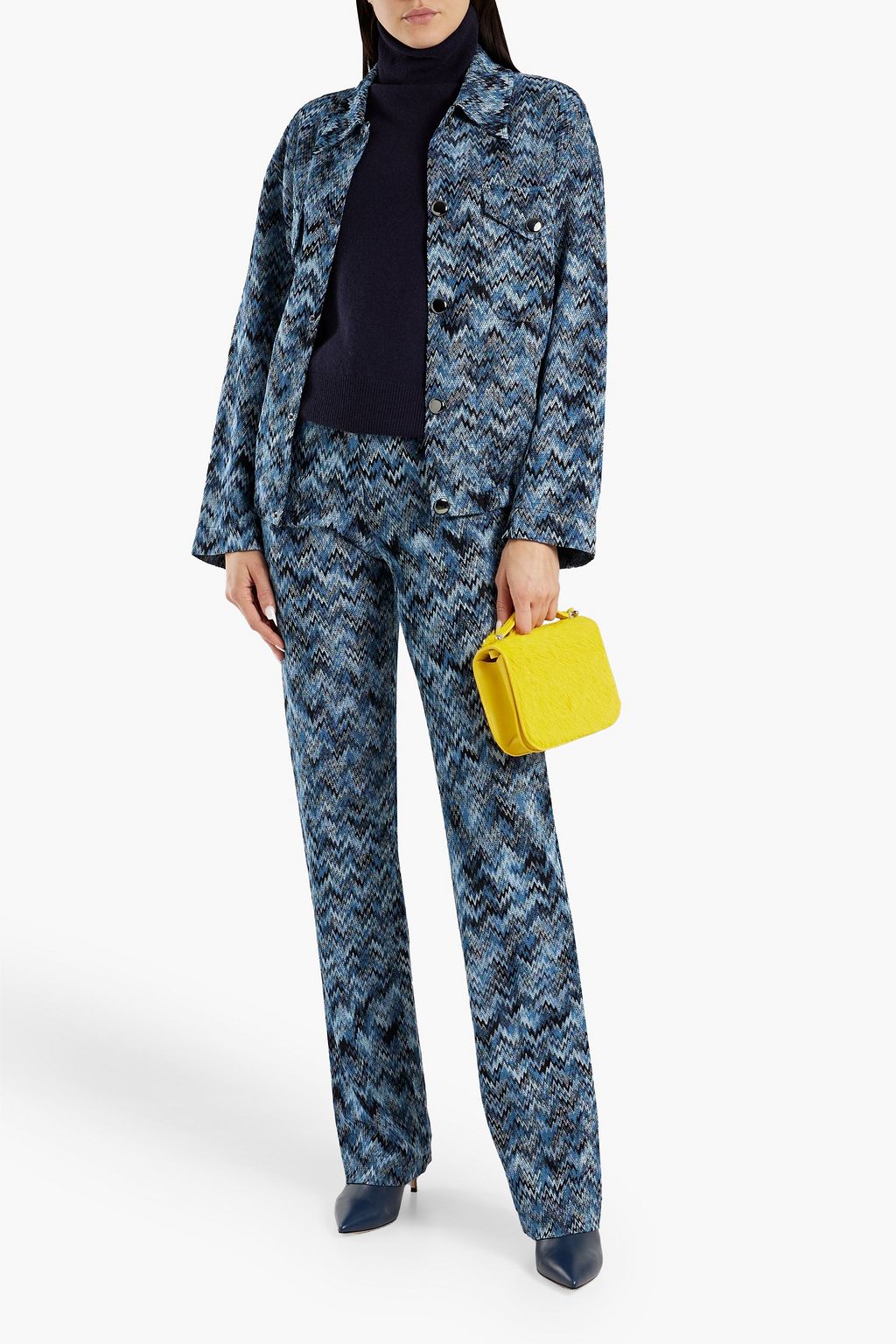 MISSONI Crochet-knit straight-leg pants