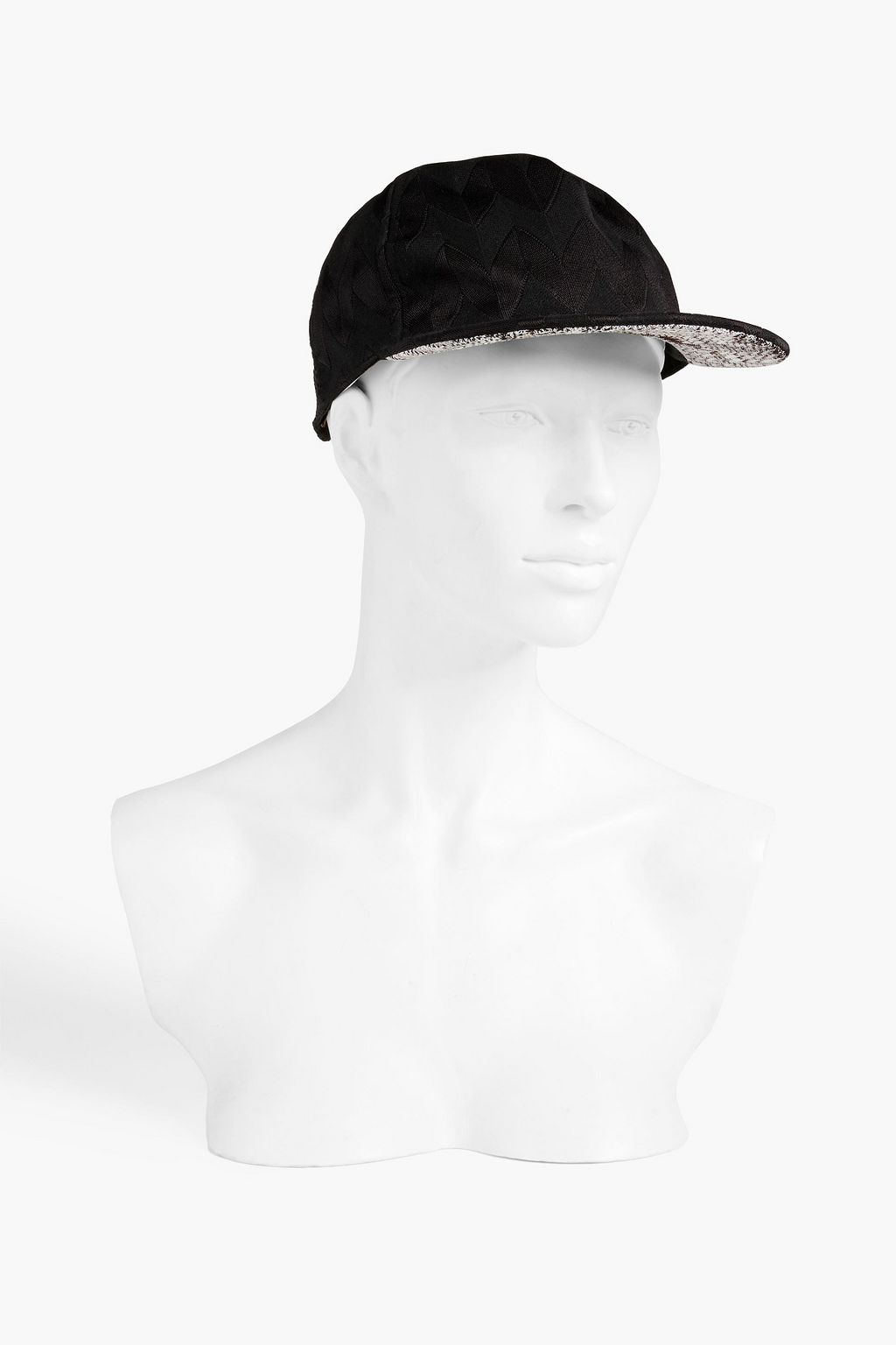 MISSONI Mesh-paneled jacquard-knit baseball cap