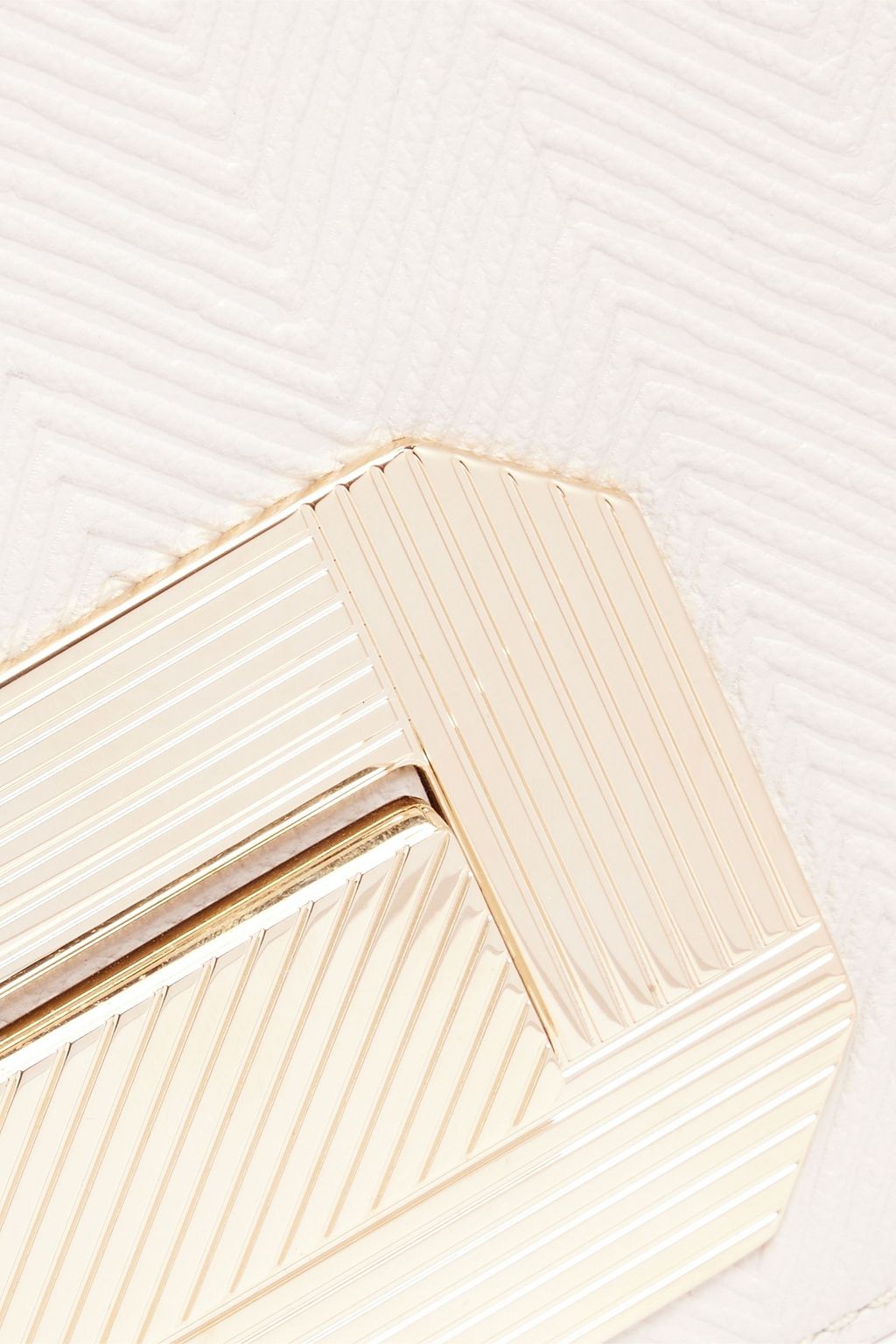 MISSONI Embossed pebbled-leather shoulder bag