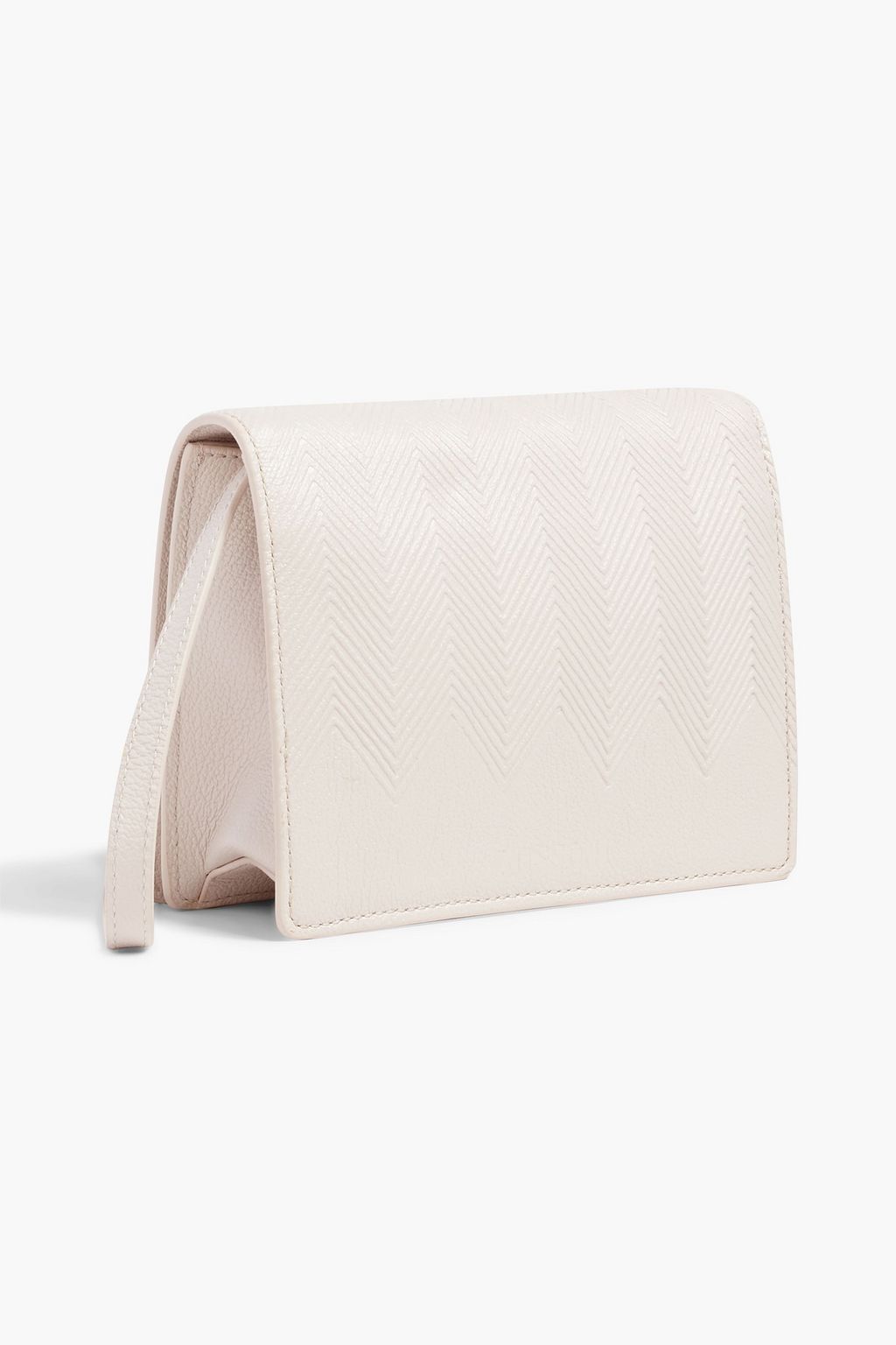 MISSONI Embossed pebbled-leather shoulder bag