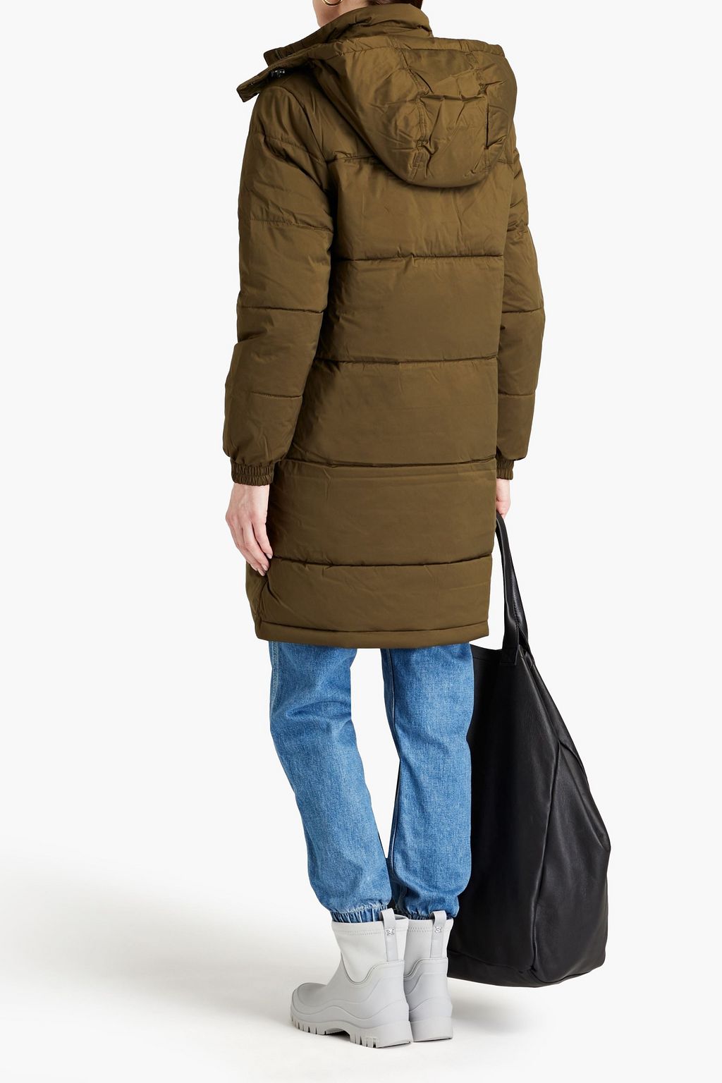 PAUL SMITH Quilted shell hooded coat