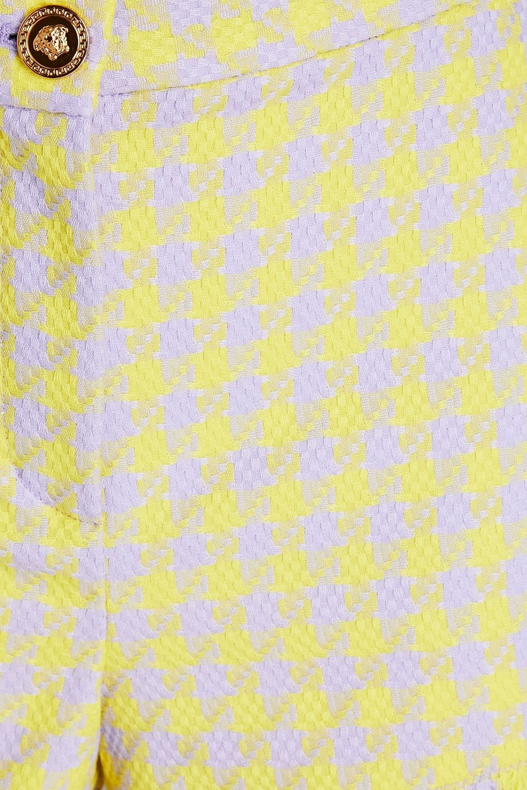 VERSACE ウールツイード ショートパンツ ハウンドトゥース