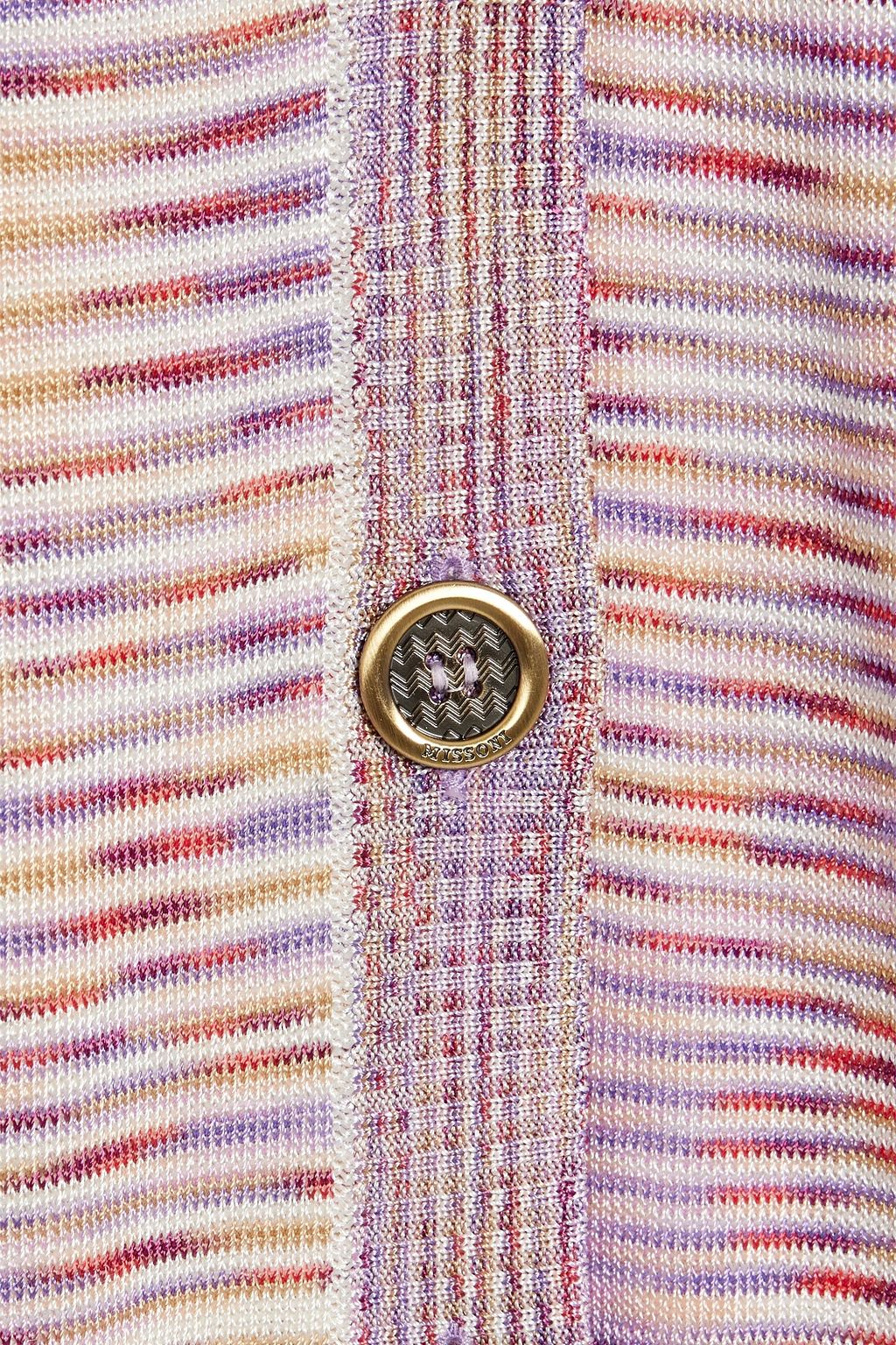 MISSONI Crochet-knit wool-blend cardigan
