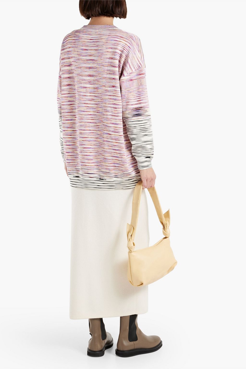 MISSONI Crochet-knit wool-blend cardigan