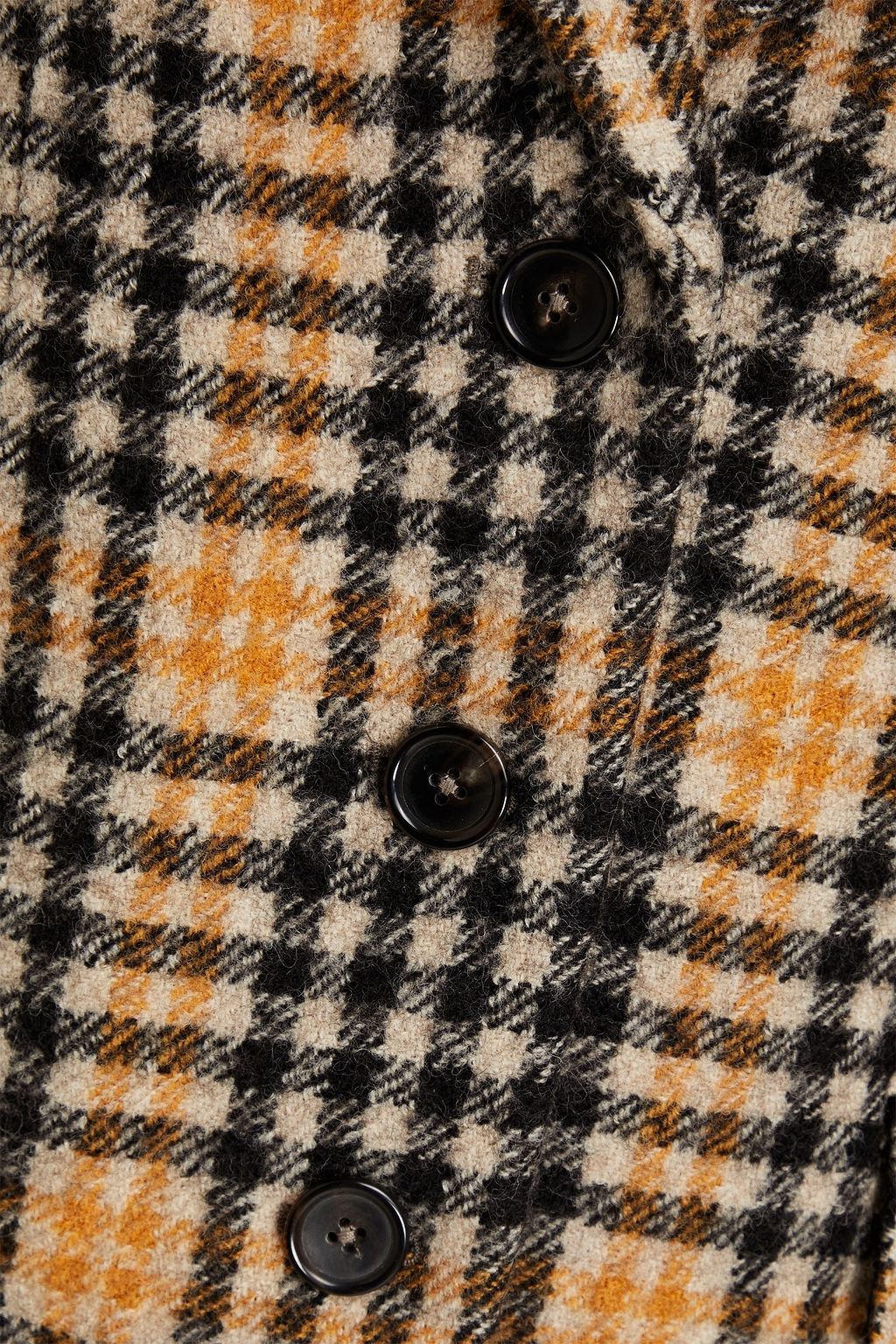 PAUL SMITH Checked wool-blend coat
