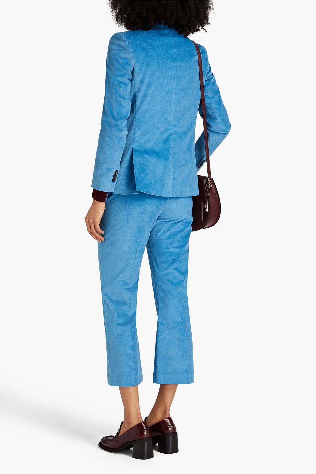 PAUL SMITH Double-breasted cotton-blend corduroy blazer
