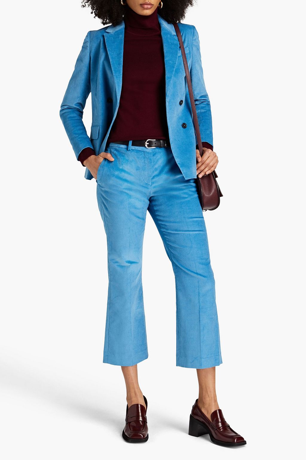 PAUL SMITH Double-breasted cotton-blend corduroy blazer