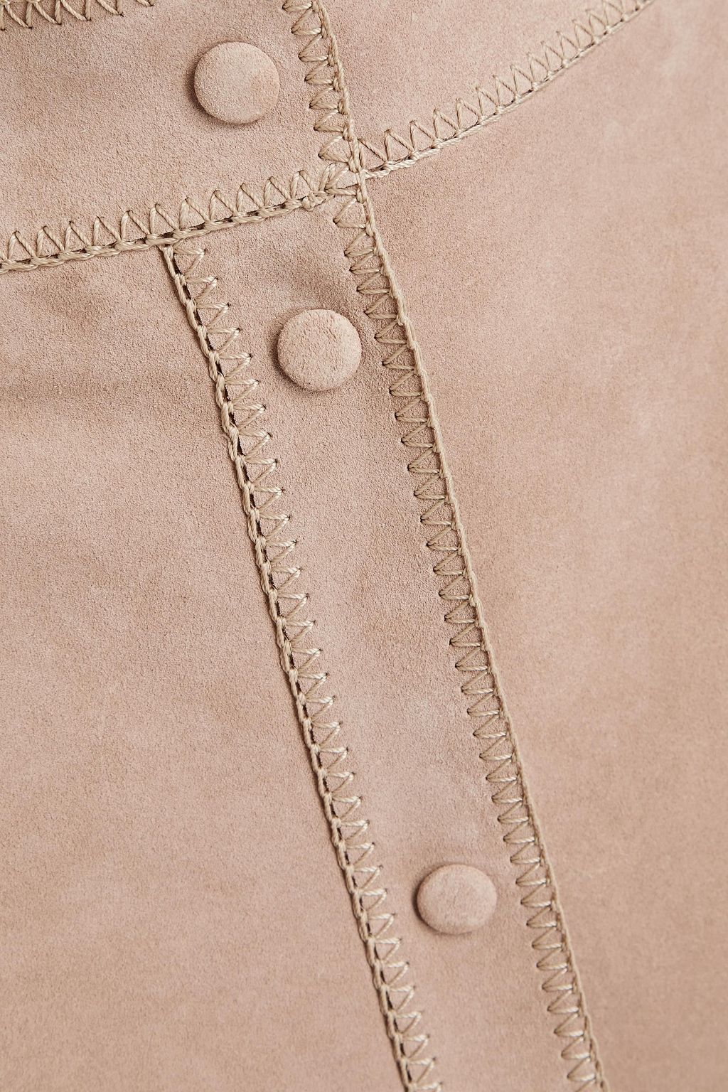 CHLOÉ Suede midi skirt