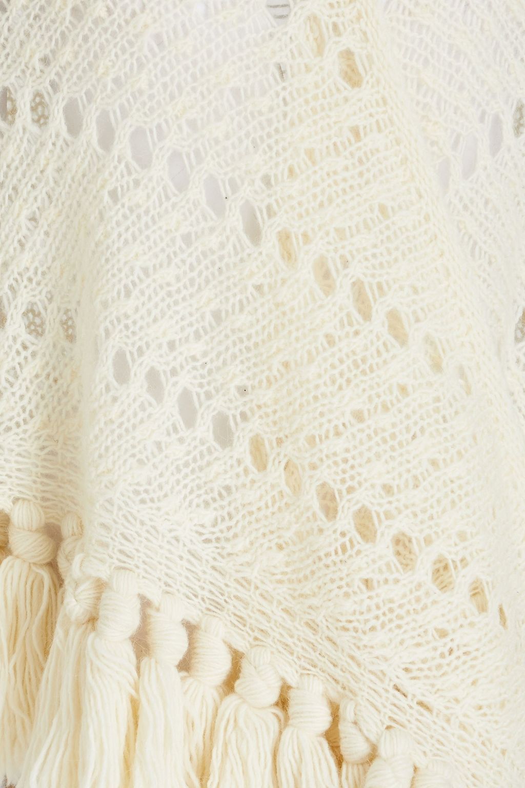 ZIMMERMANN Tasseled open-knit wrap