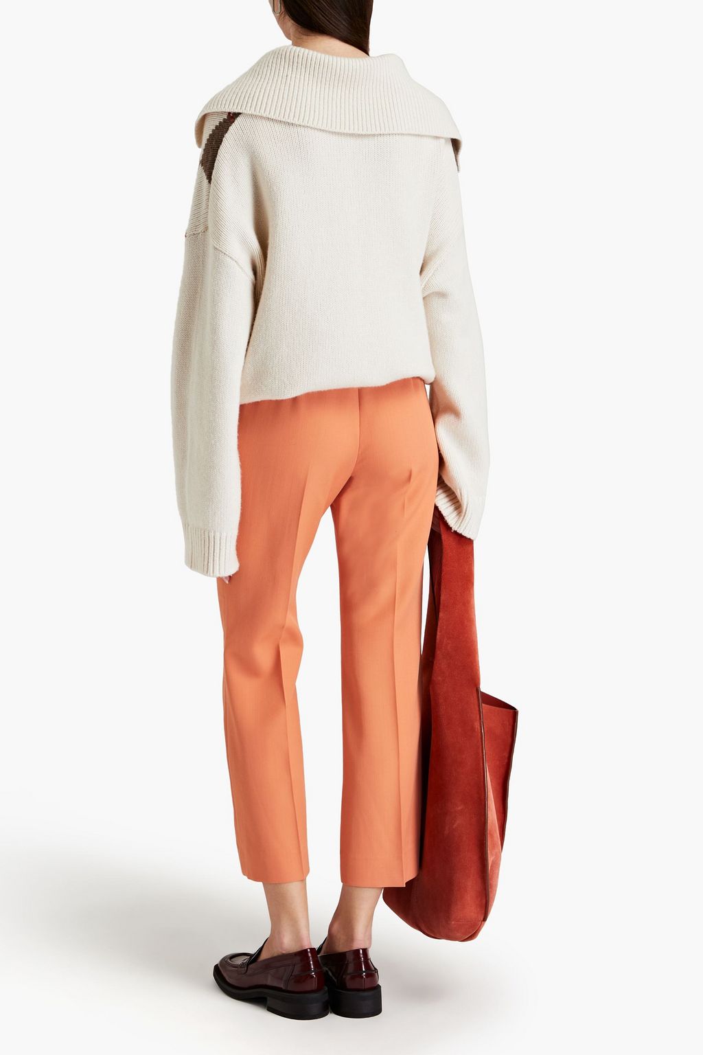 ACNE STUDIOS بنطلون ’باترينا’ من قماش منسوج وبقصّة كيك فلير