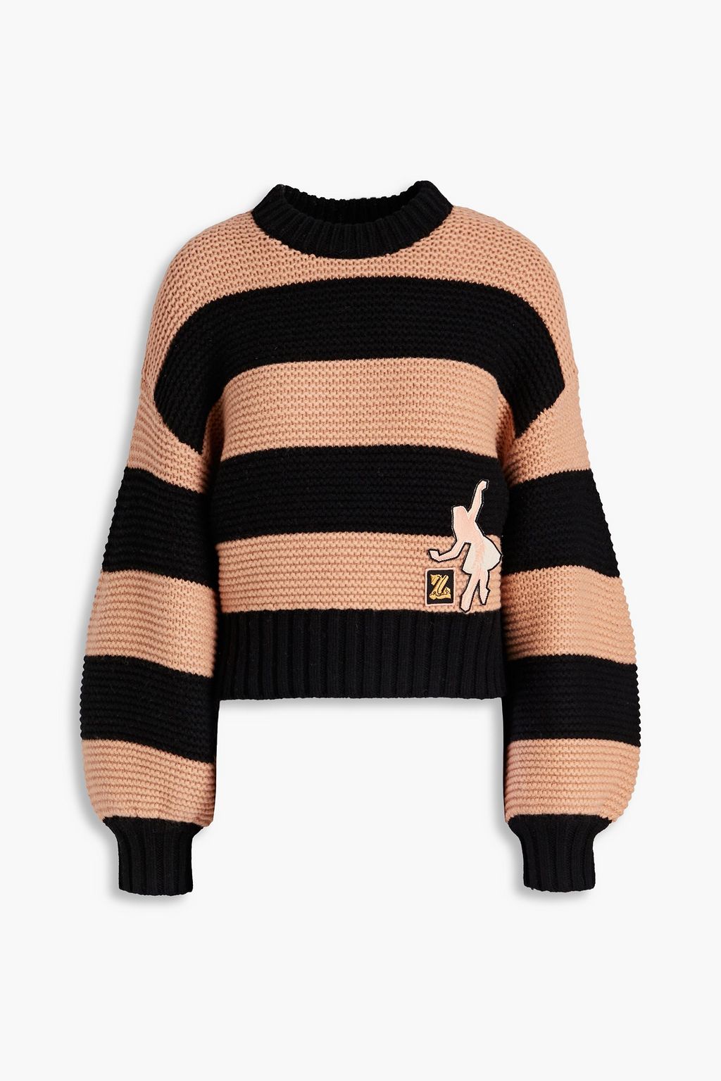 Striped merino sales wool sweater