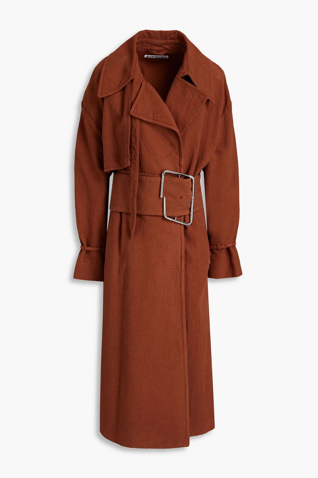 YOXO Midi Trench Coat - Coats - RED 