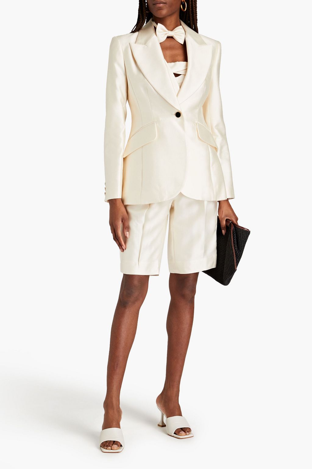 ZIMMERMANN Dancer Blazer aus einer Woll-Seidenmischung