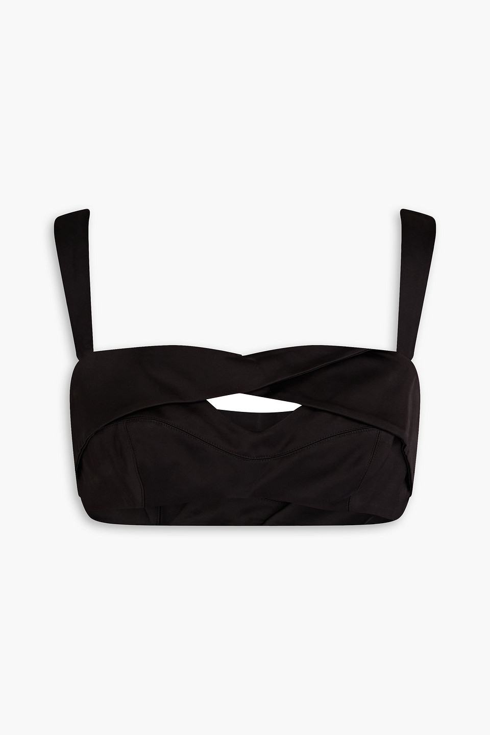 Zimmermann Wide-strap Detail Bra In Black