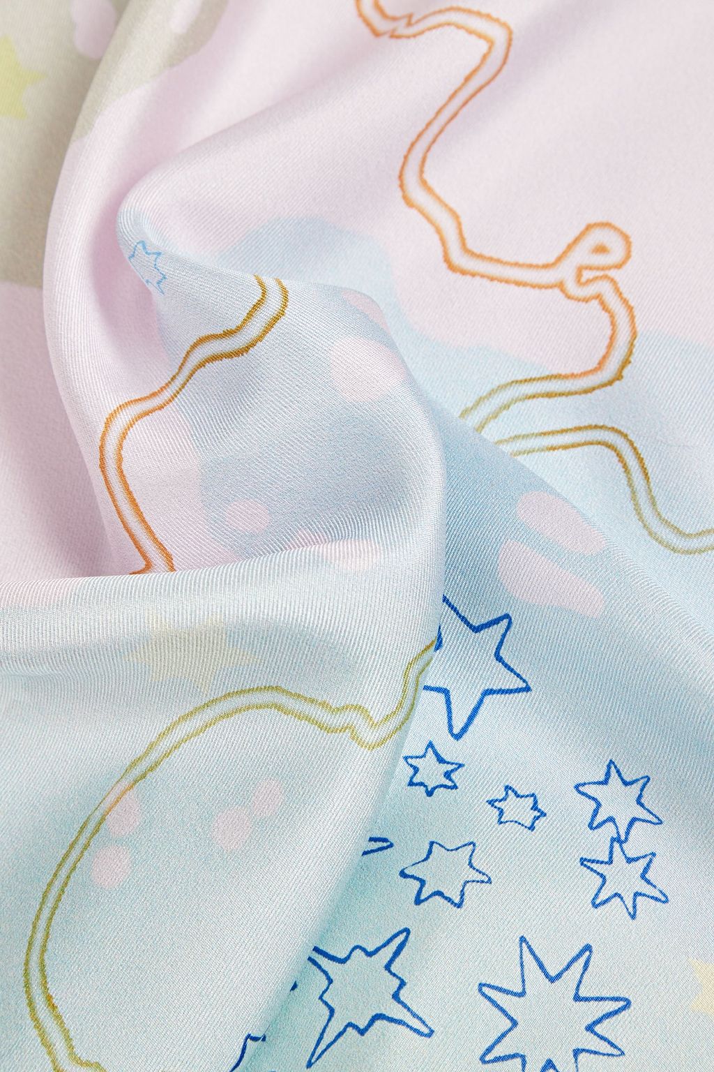 ZIMMERMANN Printed silk-twill scarf