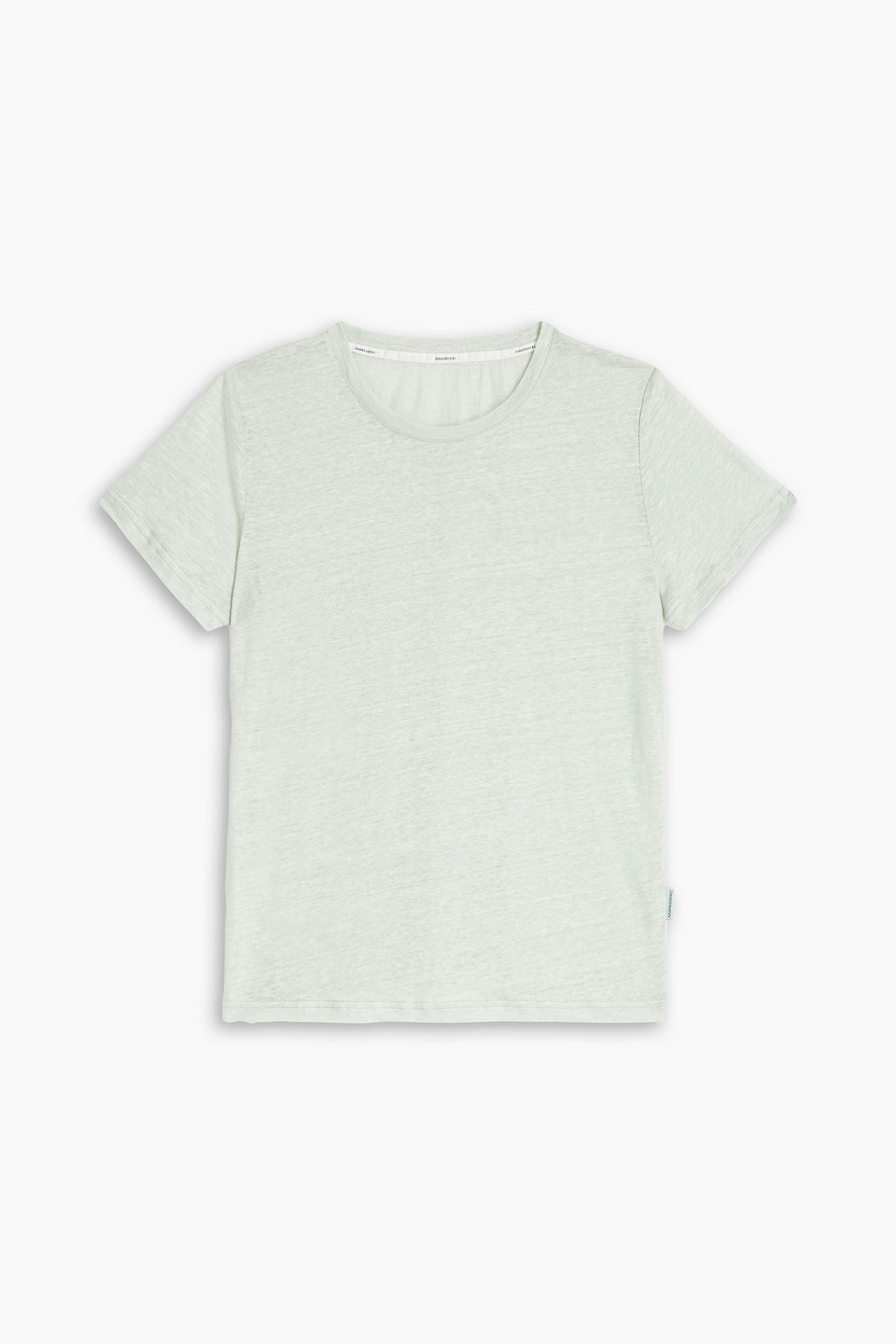 Zimmermann Linen-jersey T-shirt In Mint