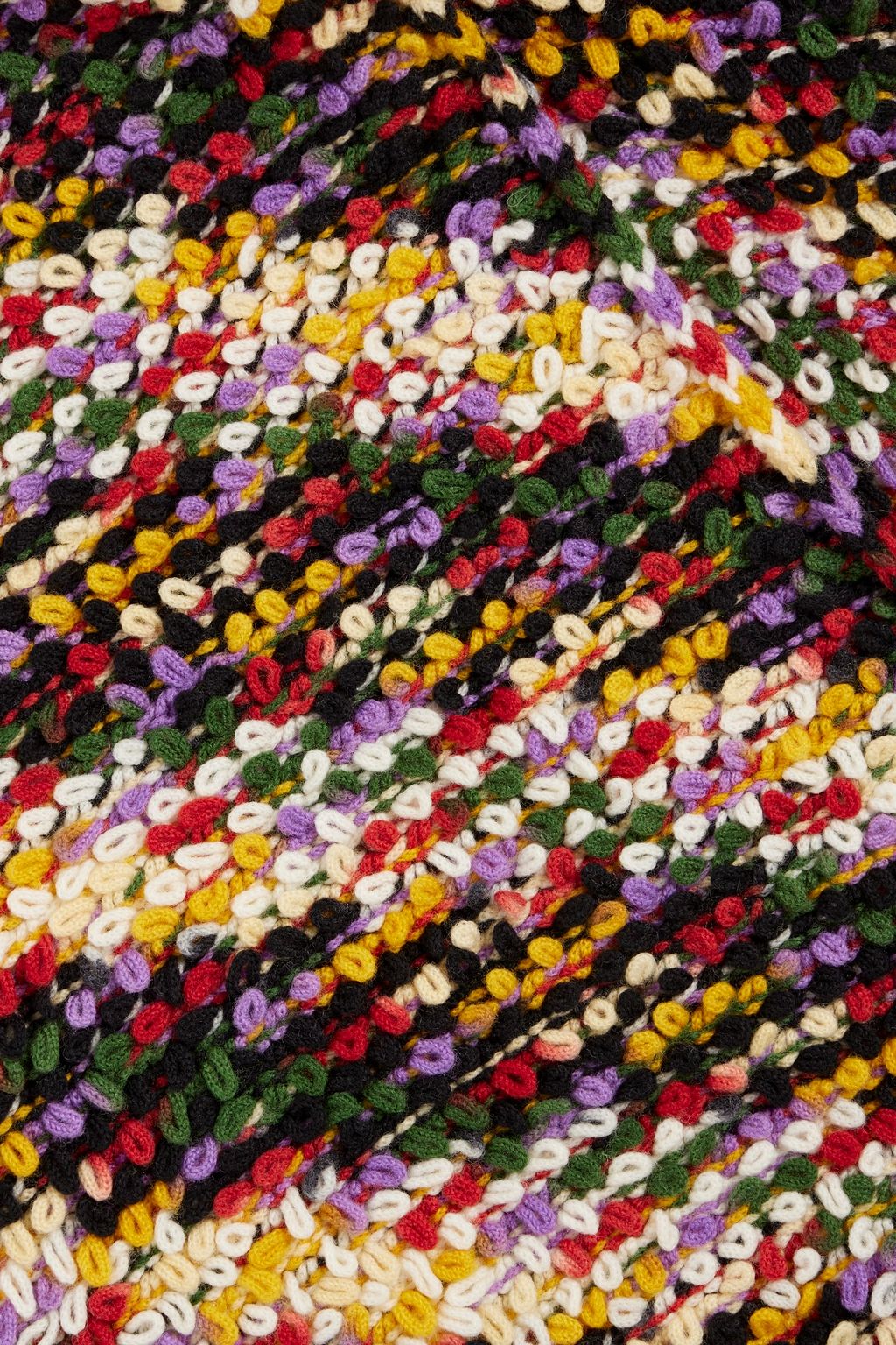 MISSONI Bouclé-knit wool-blend scarf
