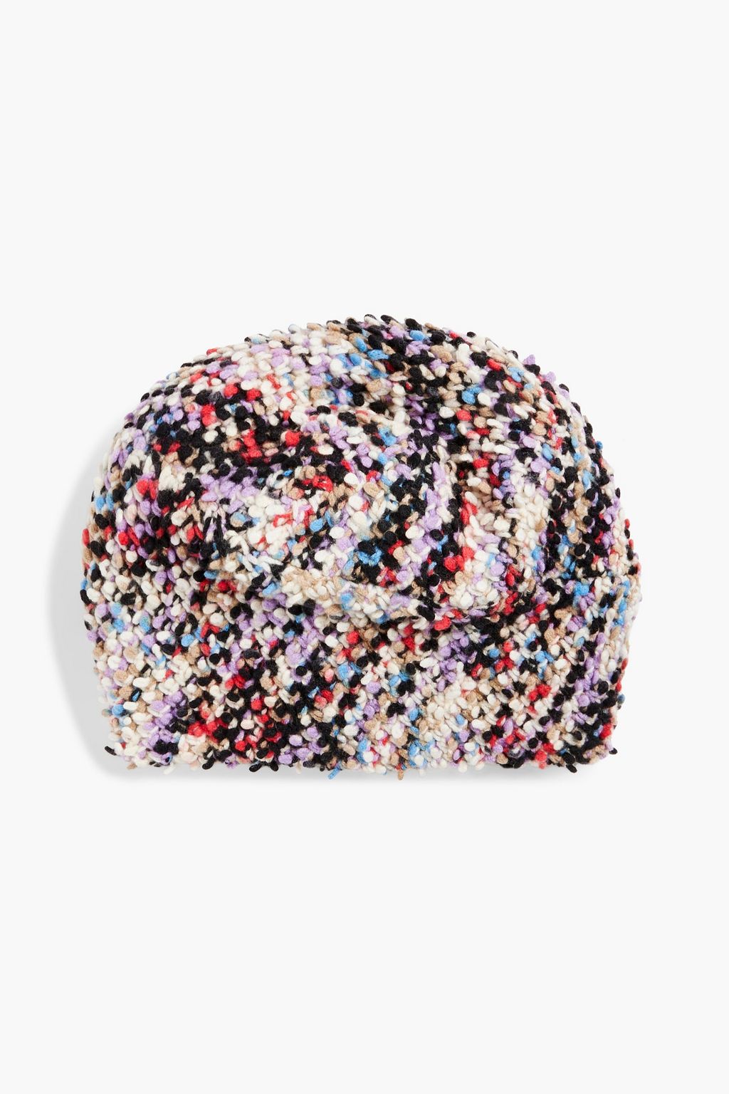 MISSONI Twisted bouclé-knit turban