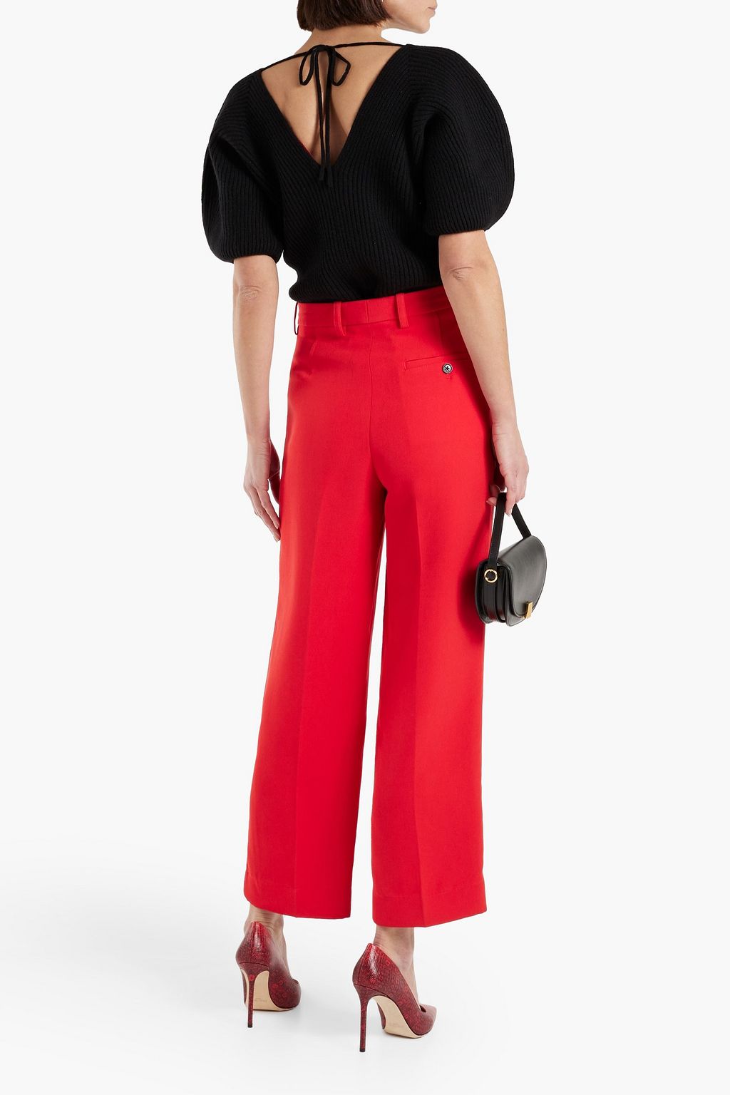 CAROLINA HERRERA Ribbed cashmere top