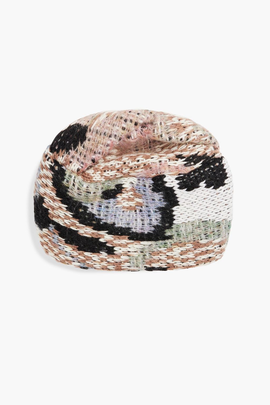 MISSONI Twisted bouclé-knit turban