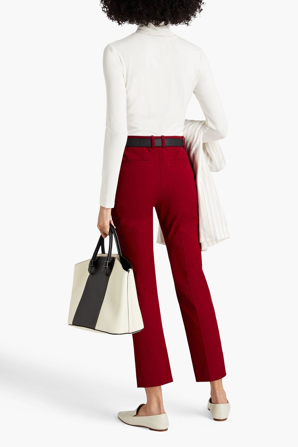 JOSEPH Coleman stretch-gabardine straight-leg pants