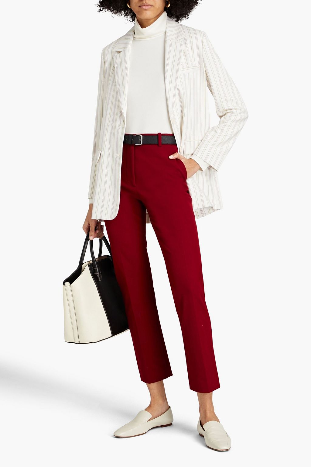 JOSEPH Coleman stretch-gabardine straight-leg pants
