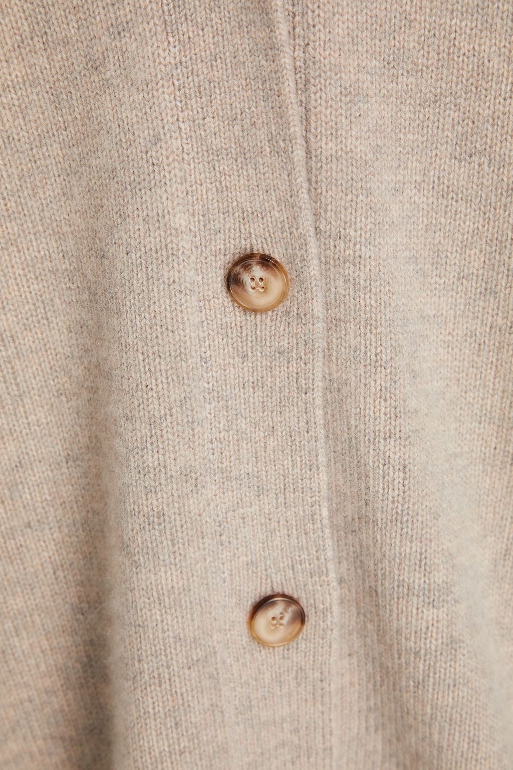 JOSEPH Belted mélange cashmere cardigan