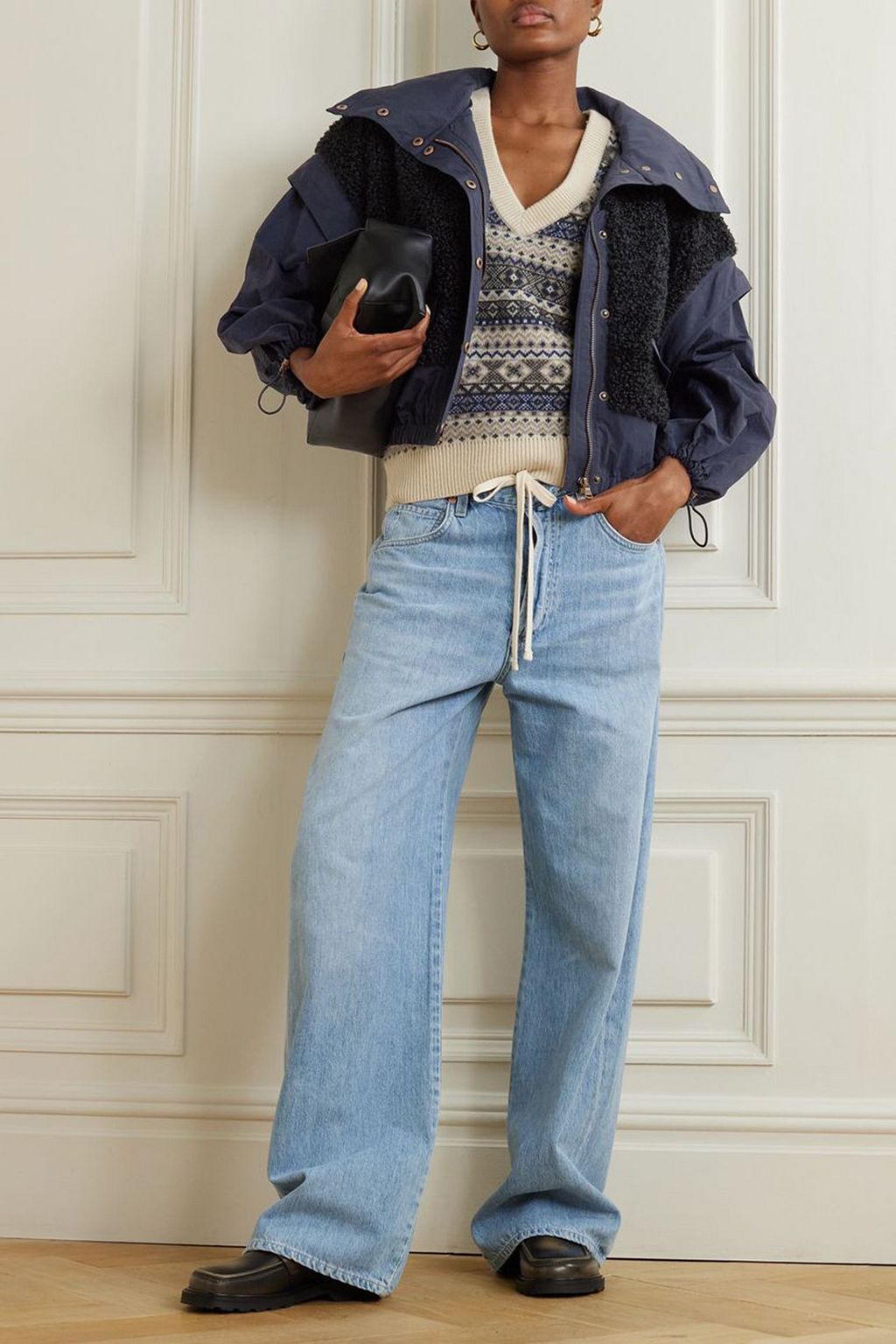 ULLA JOHNSON Aidan shell and fleece jacket