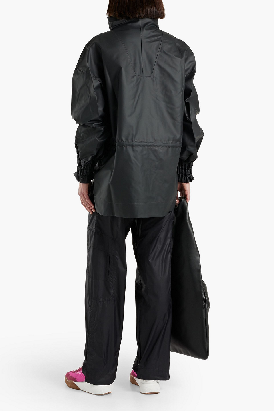 Ganni Shell Jacket In Black