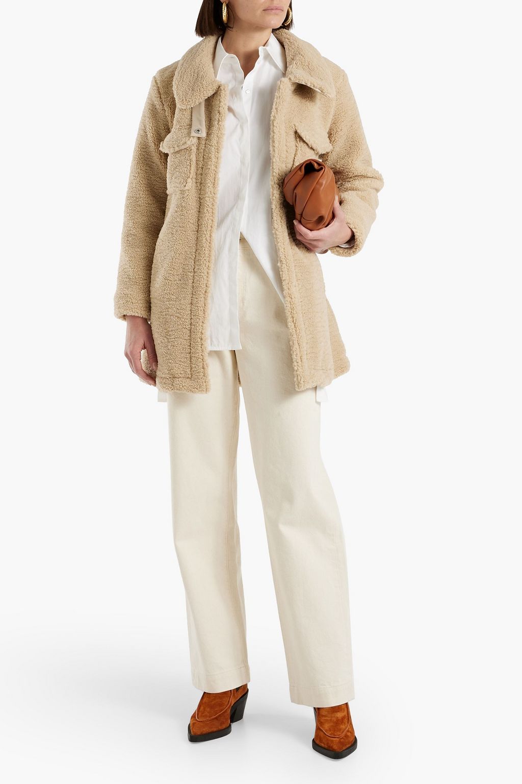 V BY MUUBAA Faux shearling coat