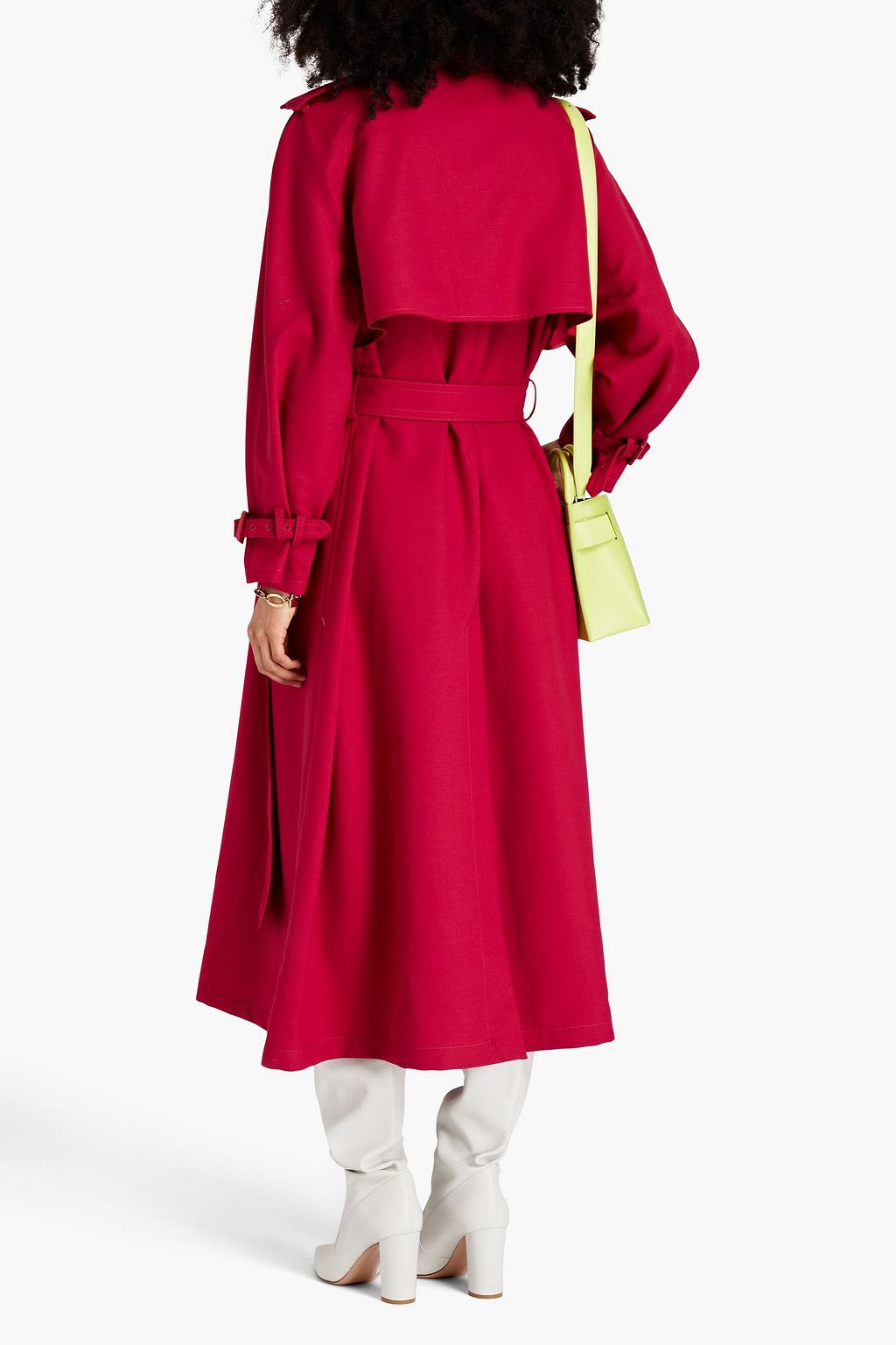 DOLCE & GABBANA Belted canvas trench coat