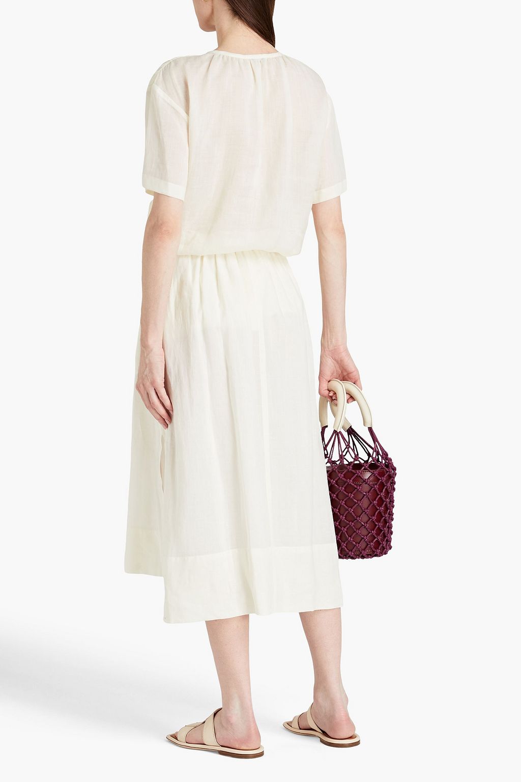 JOSEPH Selana ramie skirt
