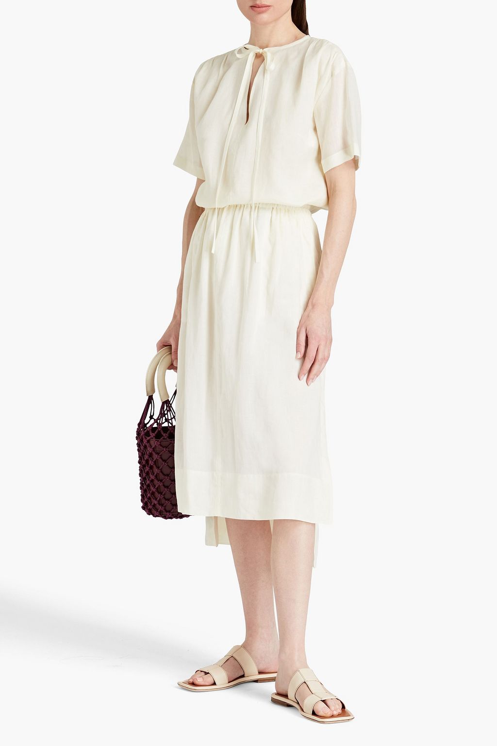 JOSEPH Selana ramie skirt