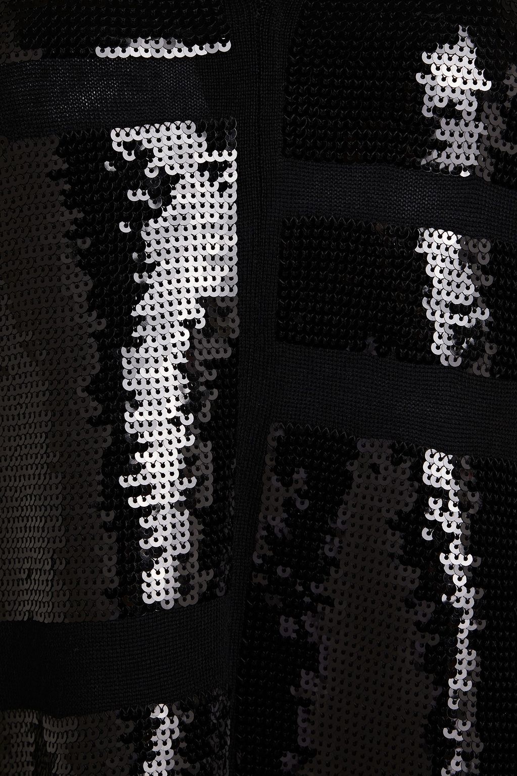 JOSEPH Sequin-embellished wool-blend midi dress
