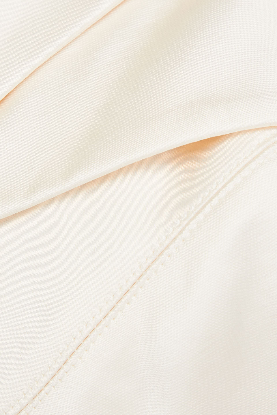 Zimmermann Cutout Satin Bra Top In Ivory