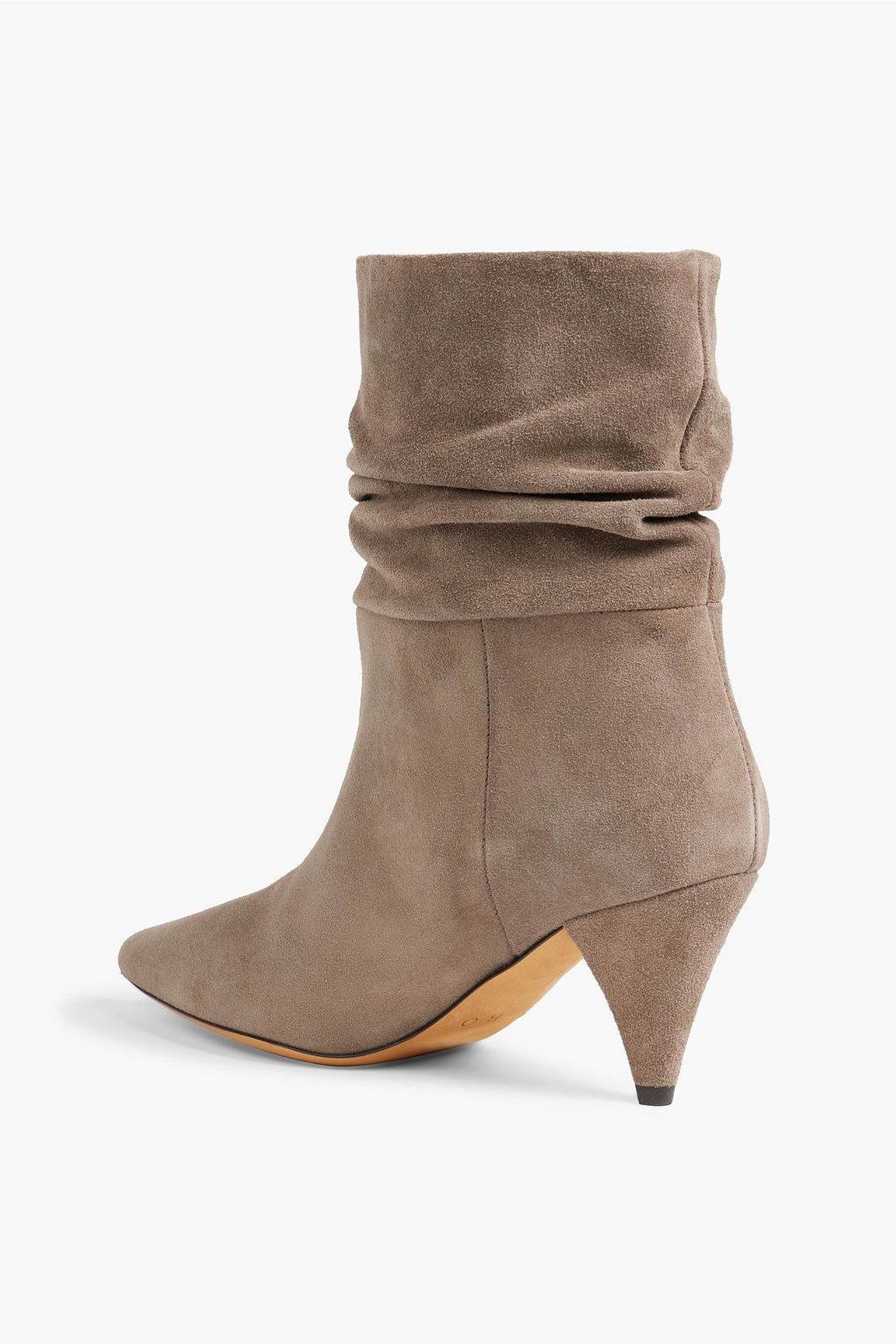 IRO Theke gathered suede ankle boots