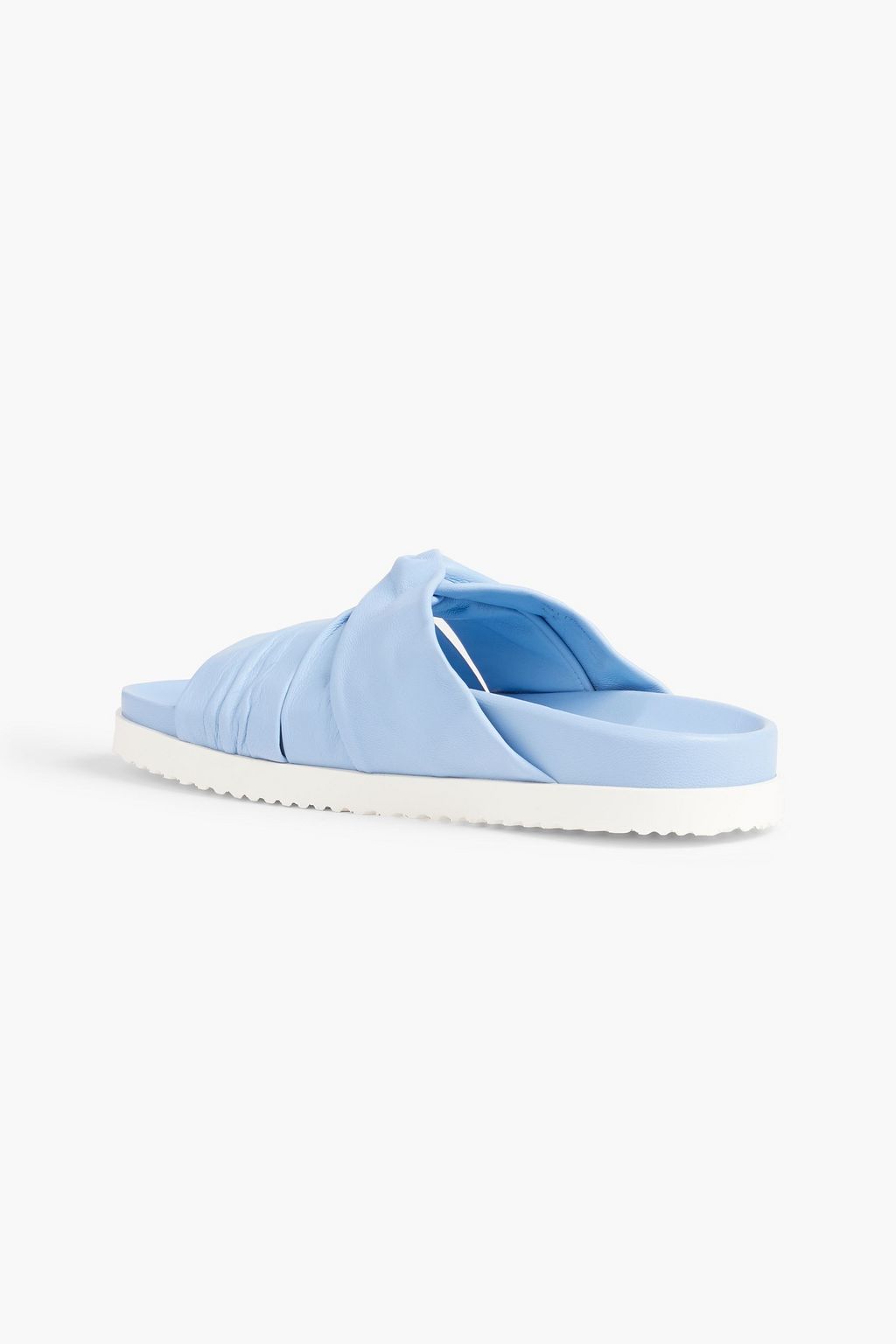 3.1 PHILLIP LIM 트위스트 디테일 가죽 슬라이드 샌들
