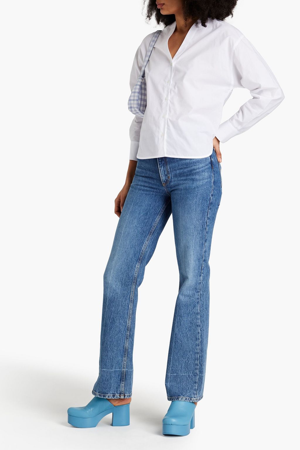 SANDRO Joran cotton-poplin shirt