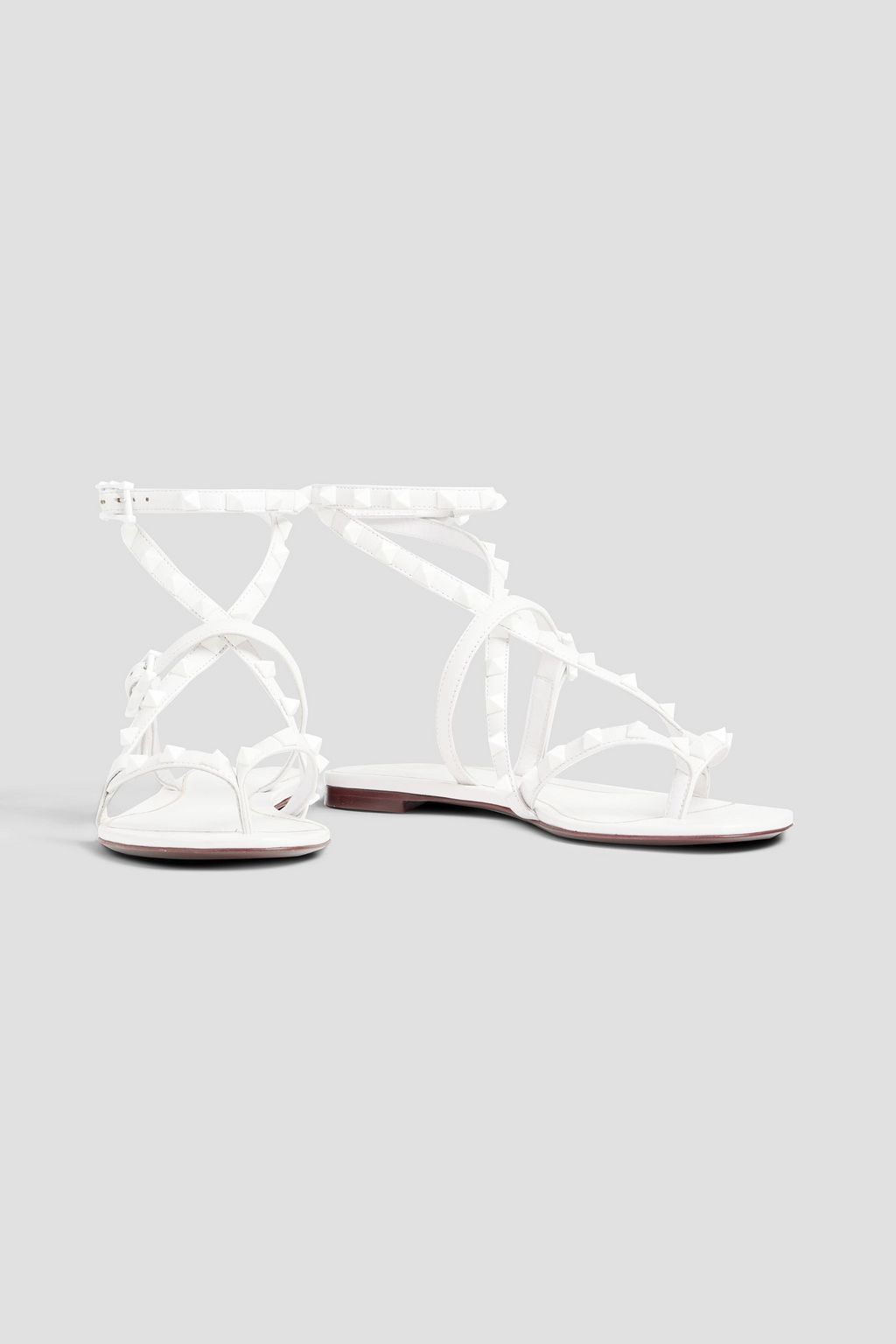 VALENTINO GARAVANI Rockstud leather sandals THE OUTNET