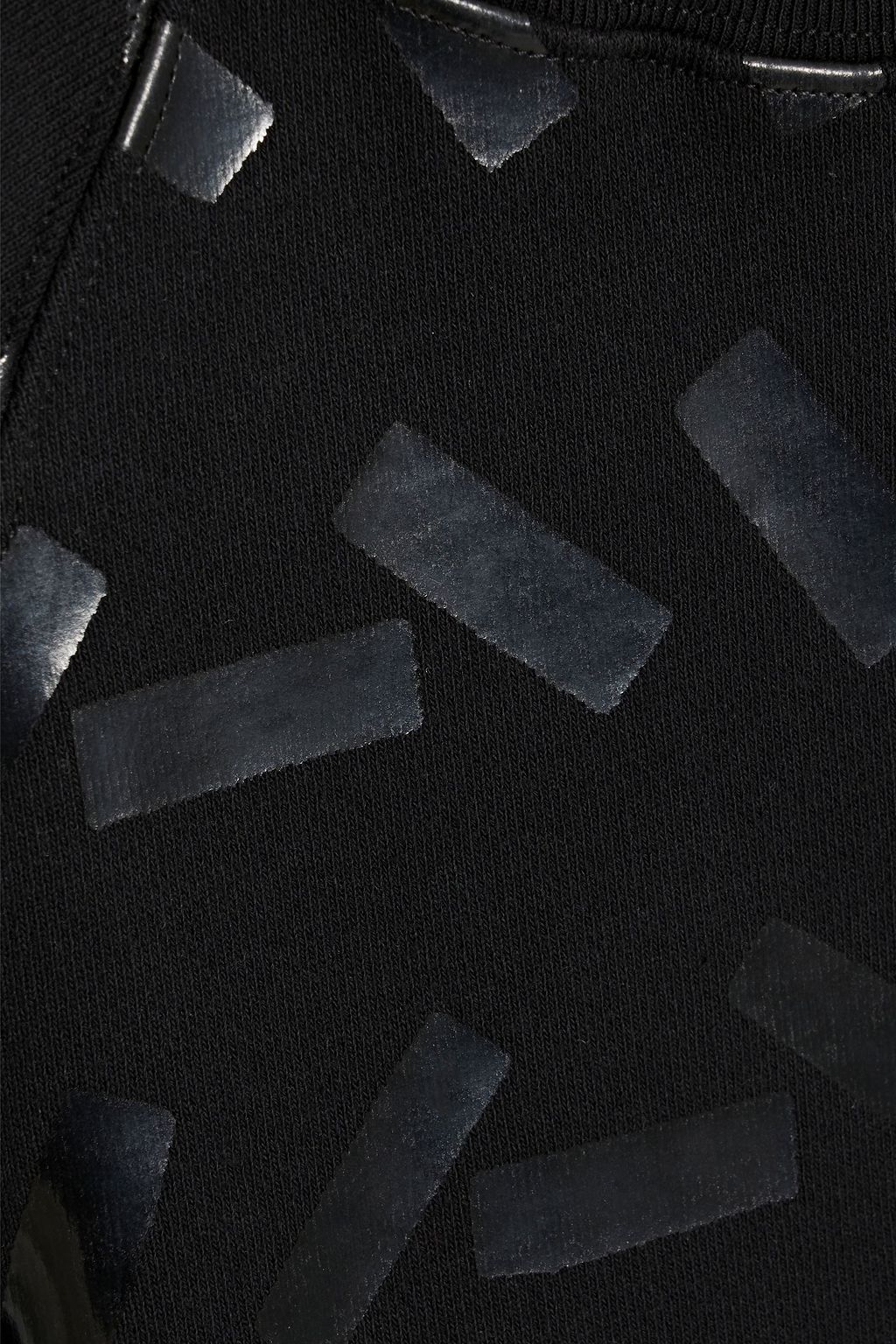 MAISON MARGIELA Printed French cotton-terry sweatshirt