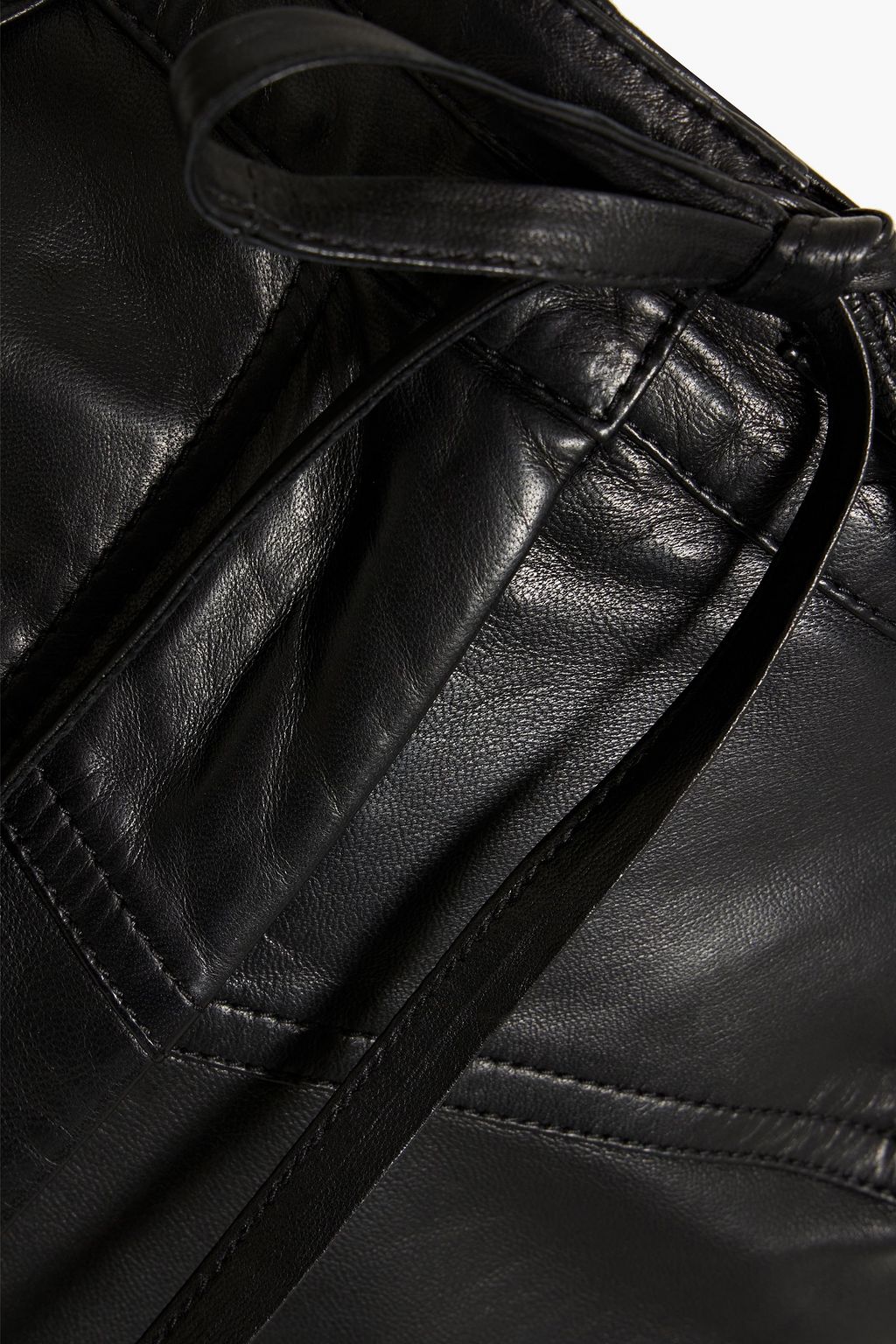IRO Hosho leather tapered pants