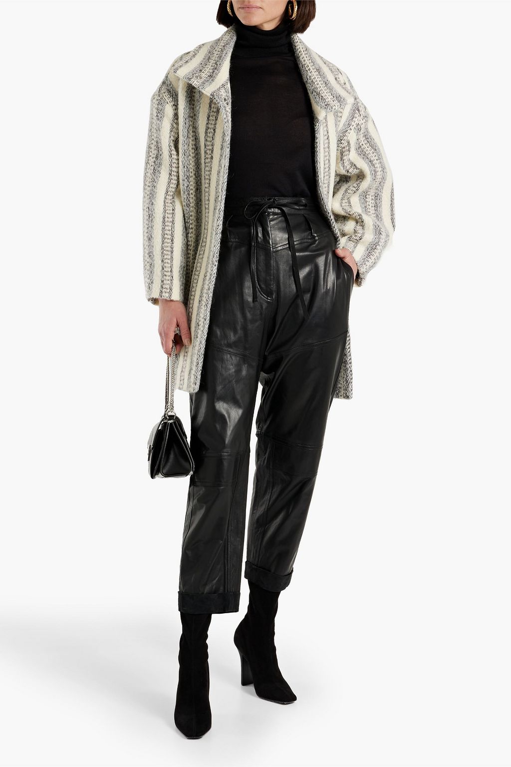 IRO Hosho leather tapered pants
