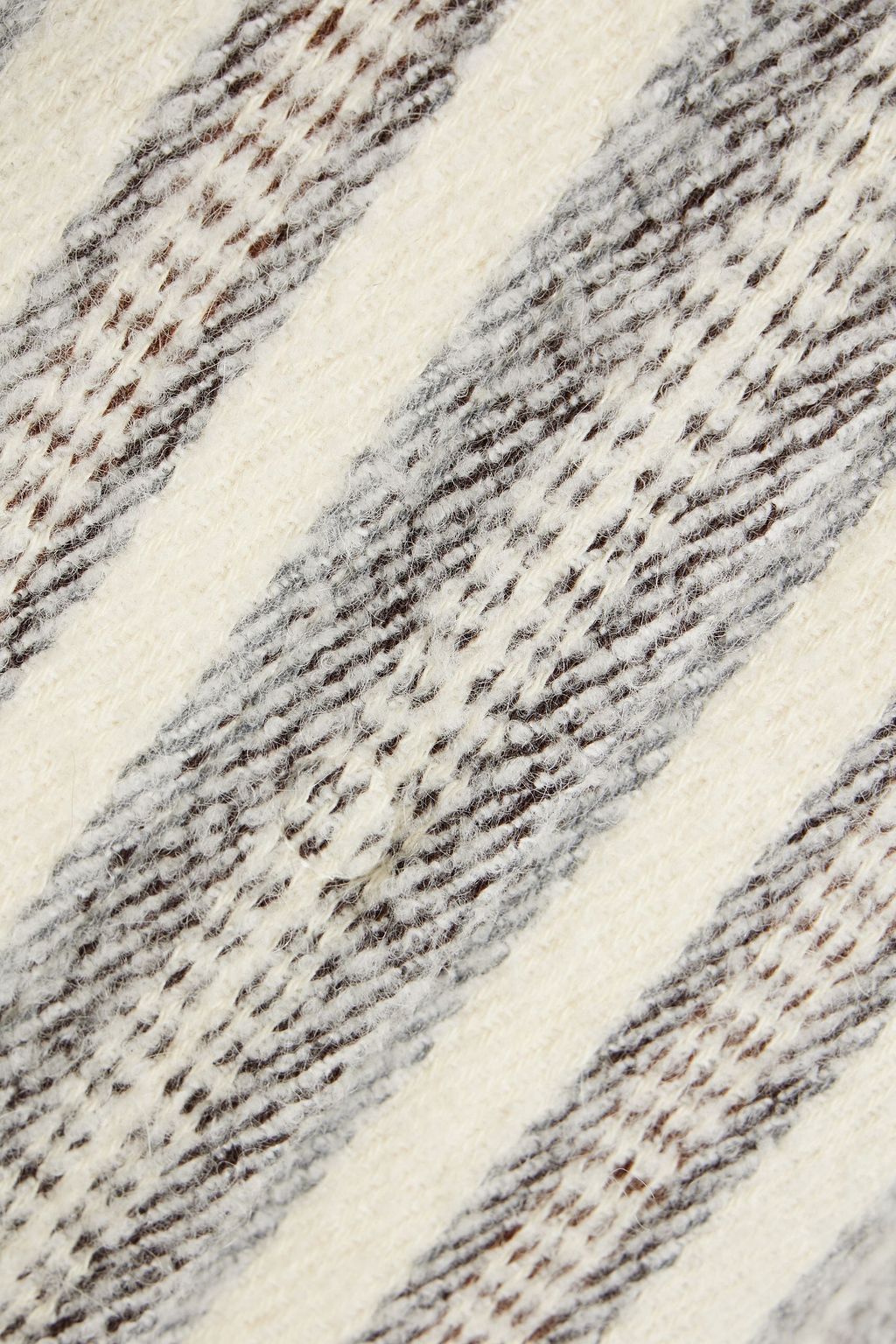 IRO Kahra striped brushed tweed jacket