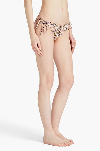 ÊTRE CÉCILE Macy printed low-rise bikini briefs