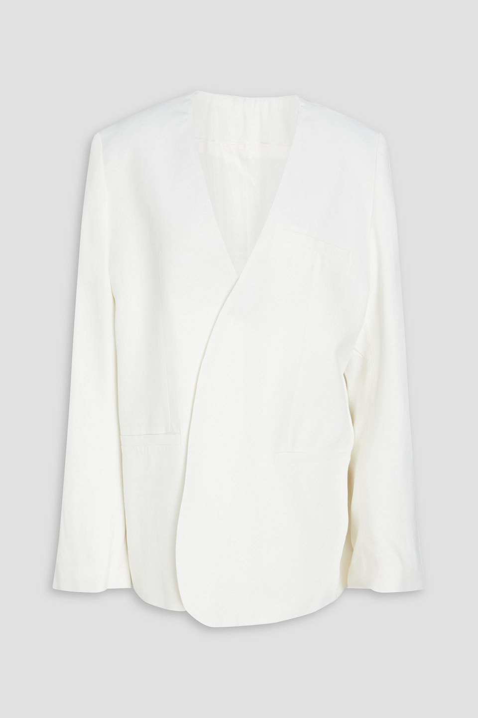 Totême Twill Blazer In White
