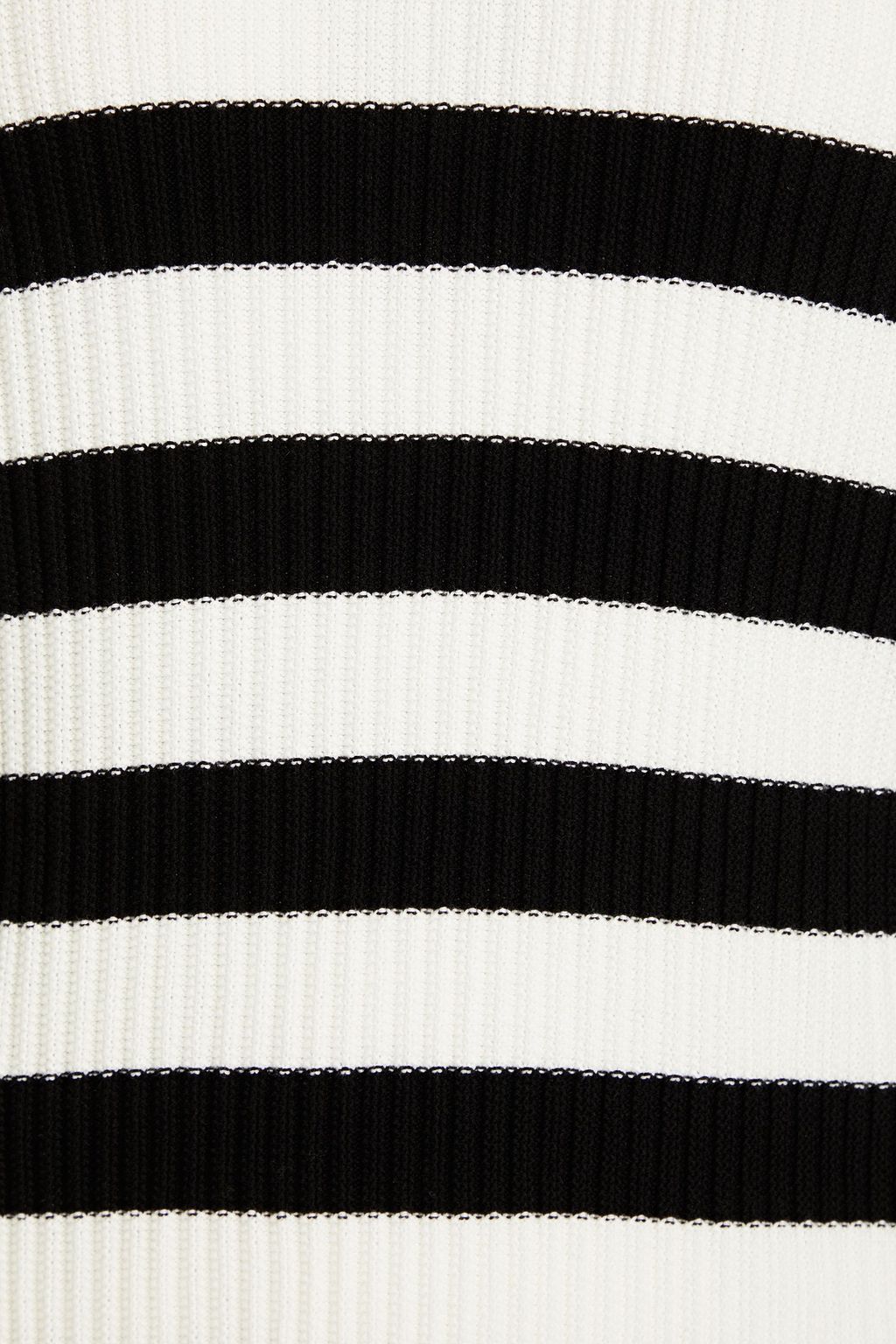 BOUTIQUE MOSCHINO Striped ribbed cotton sweater